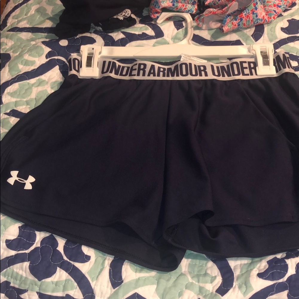 Navy Blue Under Armour Shorts